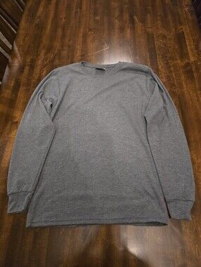 Mission Ridge M Waffle Knit Thermal In Medium Gray